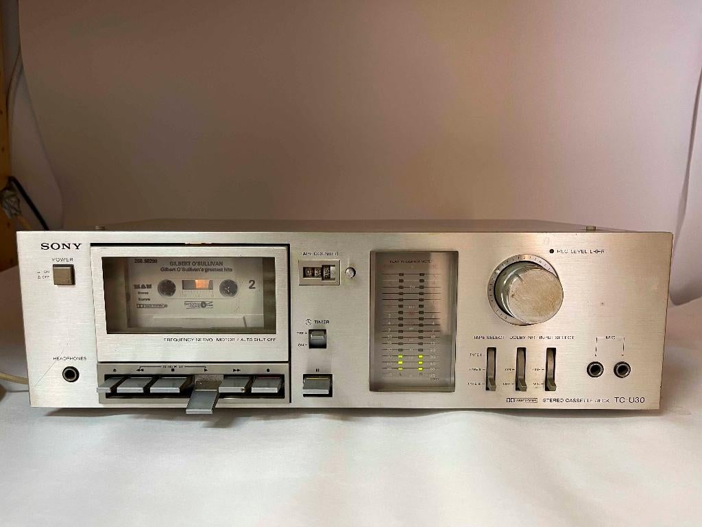 SONY TC-U30 Vintage cassette deck recorder-Hij werk goed, N, N, Enkel, Ophalen of Verzenden