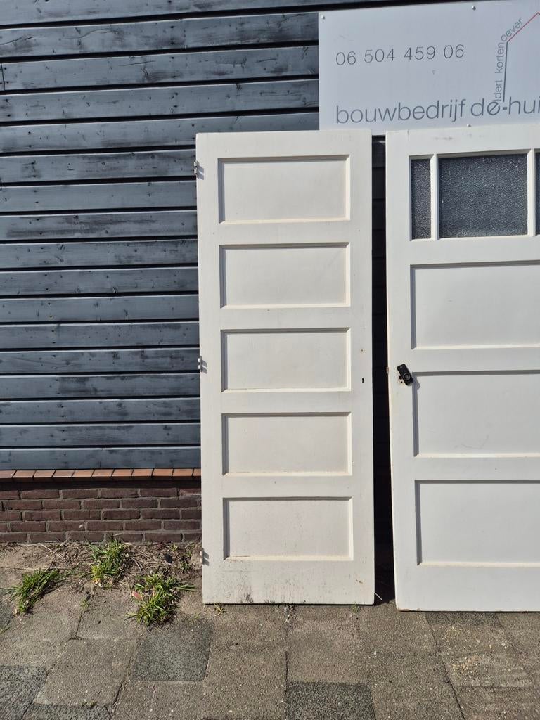 Jaren 30 binnendeuren, verschillende varianten, Doe-het-zelf en Verbouw, Deuren en Horren, Ophalen, Gebruikt, Binnendeur, 200 tot 215 cm