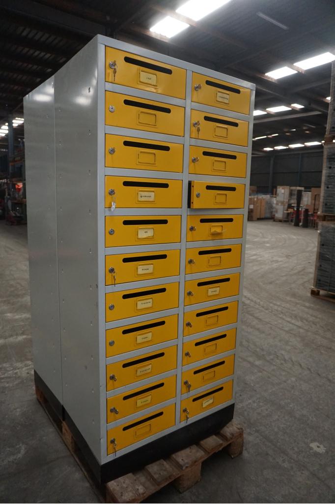 Dubbele locker brievenbuslocker kluisjeskast kluisjes, Niet ingevuld, Gebruikt, Niet ingevuld, Ophalen of Verzenden