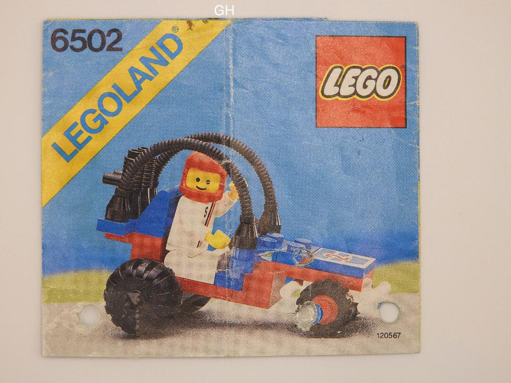 Lego 6502 Vintage Turbo Racer, Kinderen en Baby's, Speelgoed | Duplo en Lego, Compleet, Gebruikt, Lego, Ophalen of Verzenden