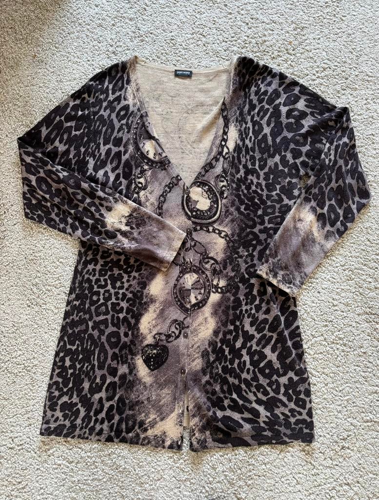 Cardigan Gerry Weber maat L zeer goed, Ophalen of Verzenden, Zo goed als nieuw, Maat 38/40 (M)