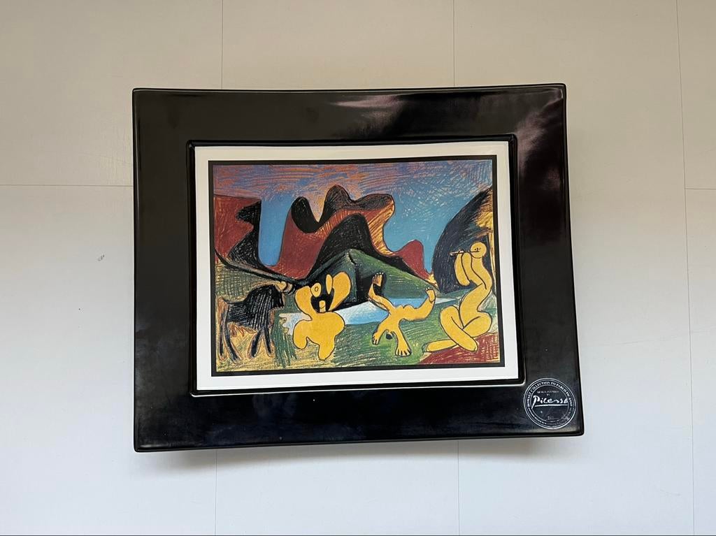 Picasso schaal, Ophalen