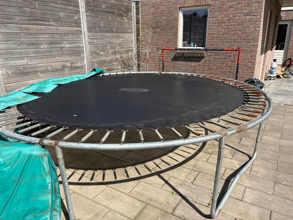Gebruikte BERG Trampoline - Rond model met beschermrand, Ophalen, Gebruikt