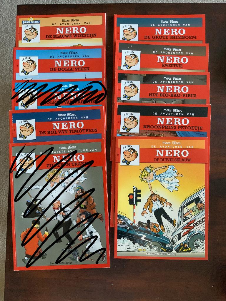 Nero stripboeken - 8 stuks, Gelezen, Marc sleen, Ophalen of Verzenden, Meerdere stripboeken