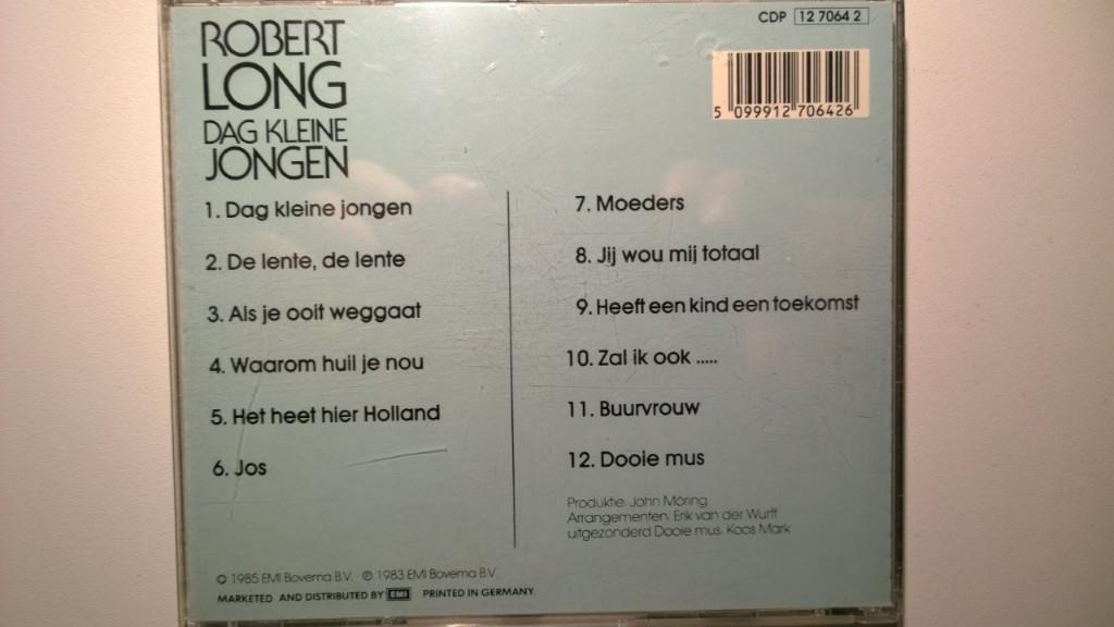 Robert Long - Dag Kleine Jongen, Ophalen of Verzenden, Zo goed als nieuw, Pop