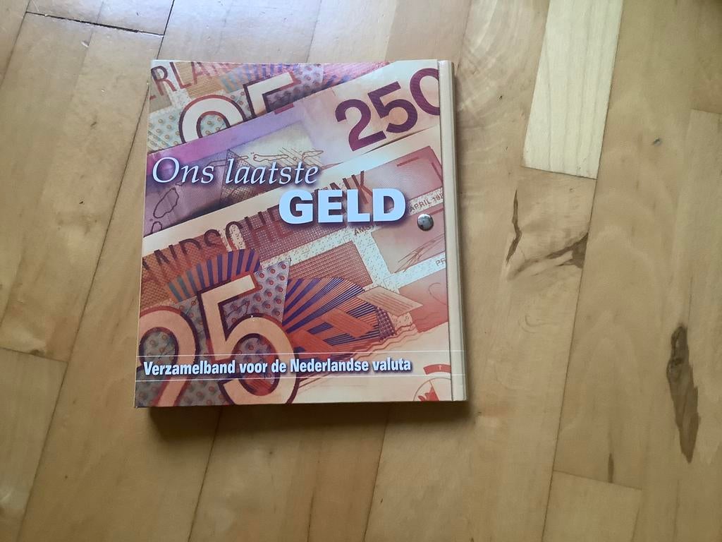 Ons Laatste Geld. Verzamelmap met munten, gulden, enz., Ophalen of Verzenden, Zo goed als nieuw