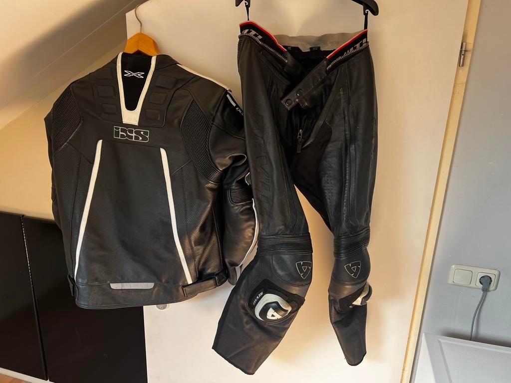 Revit leren motorbroek maat 52. Honda.bmw.suzuki.yamaha, Motoren, Ophalen, Tweedehands, Heren, Broek | leer