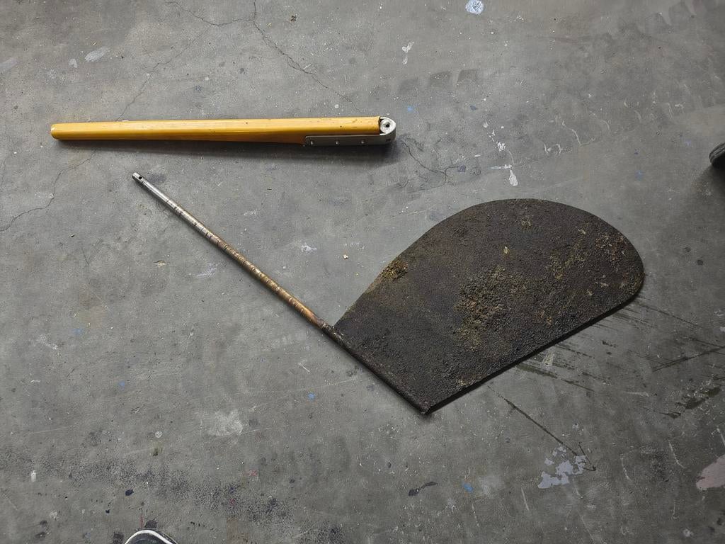 Roer compleet met helmstok voor 16m2 BM, Ophalen, Gebruikt