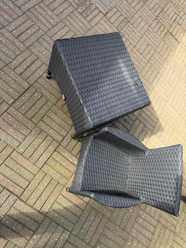 Kinder tuin setje, Tuin en Terras, Tuinsets en Loungesets, Kunststof, Gebruikt, Bijzettafel, Tuinset