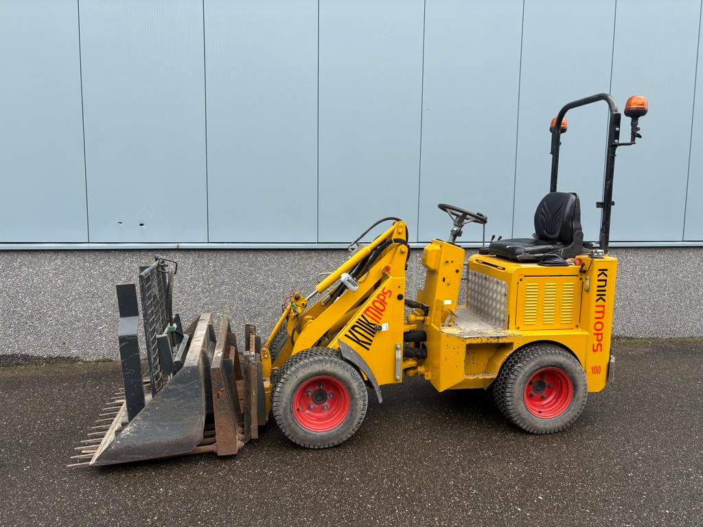 Knikmops 100 met aanbouwdelen, Ophalen, Wiellader of Shovel