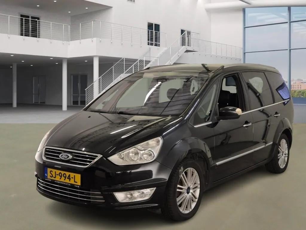 Ford Galaxy 2.0 TDCi Titanium EXPORT, Euro 5, Zwart, 4 cilinders, 7 stoelen