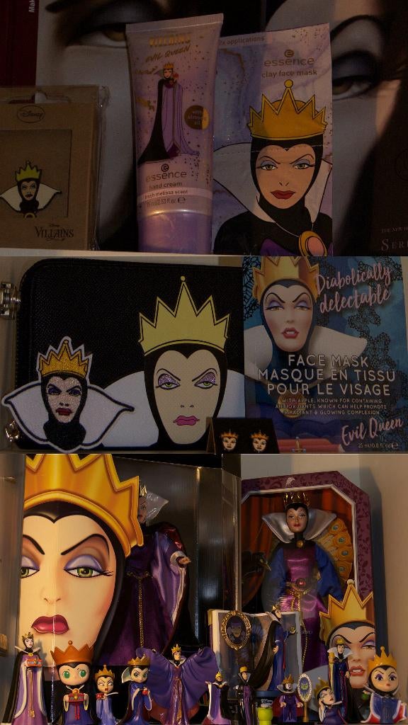 verzameling Disney koningin Evil Queen - Sneeuwwitje Barbie, Verzenden, Overige figuren, Zo goed als nieuw, Beeldje of Figuurtje