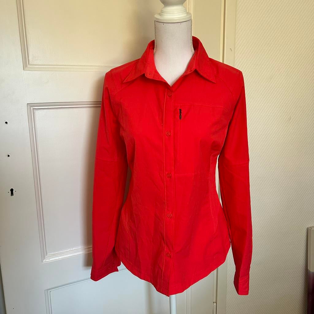 Columbia Silver Ridge Outdoor Blouse - Rood - Maat M, Ophalen of Verzenden, Gedragen, Maat 38/40 (M), Rood