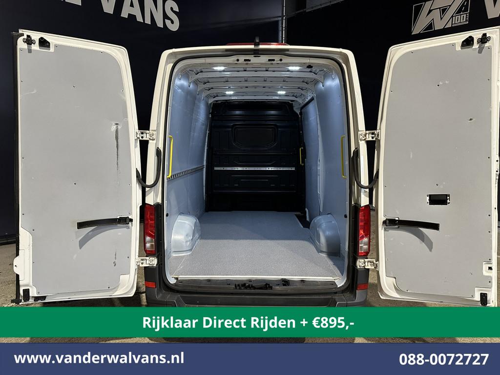 Volkswagen Crafter 2.0 TDI L3H3 L2H2 Euro6 *Rijklaar Direct, Voorwielaandrijving, Stof, Gebruikt, 4 cilinders