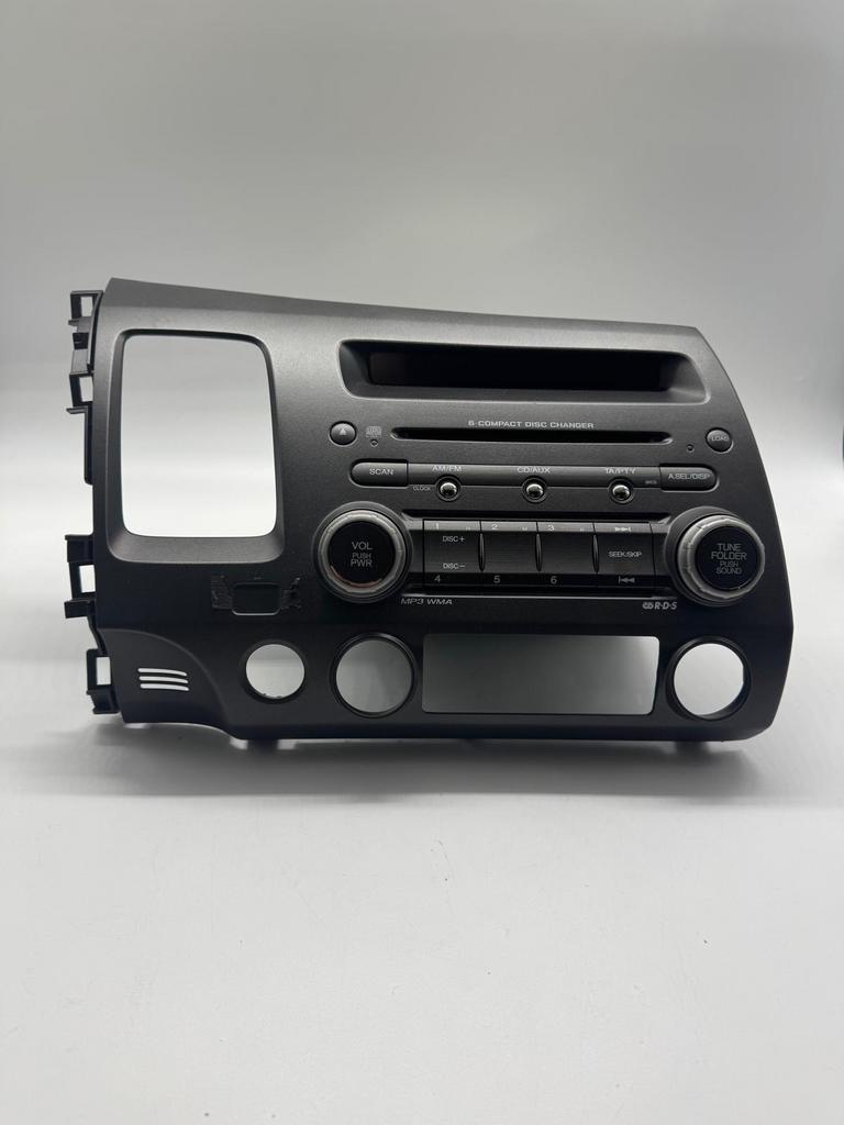 Honda Civic Originele Radio CD Speler + Inbouwpaneel 6 Disc, Ophalen of Verzenden, Gebruikt