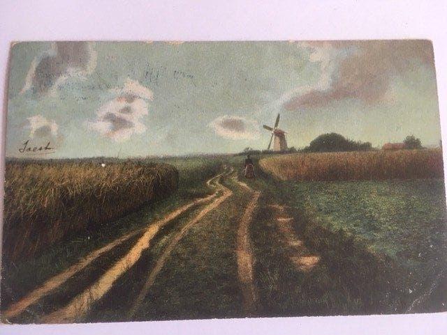 Oude ansichtkaart van molen De Windhond in Soest, Ophalen of Verzenden, Voor 1920, Ongelopen, Utrecht