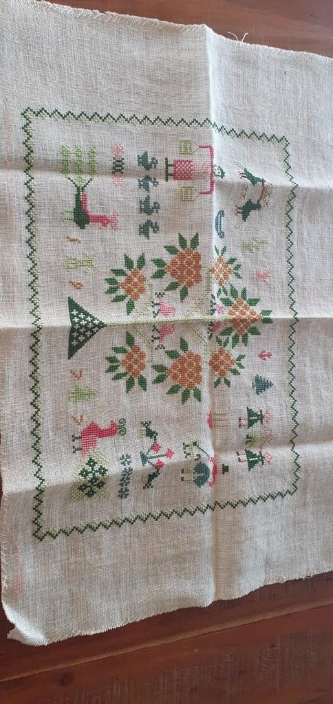 Oude merklap, Antiek en Kunst, Ophalen of Verzenden