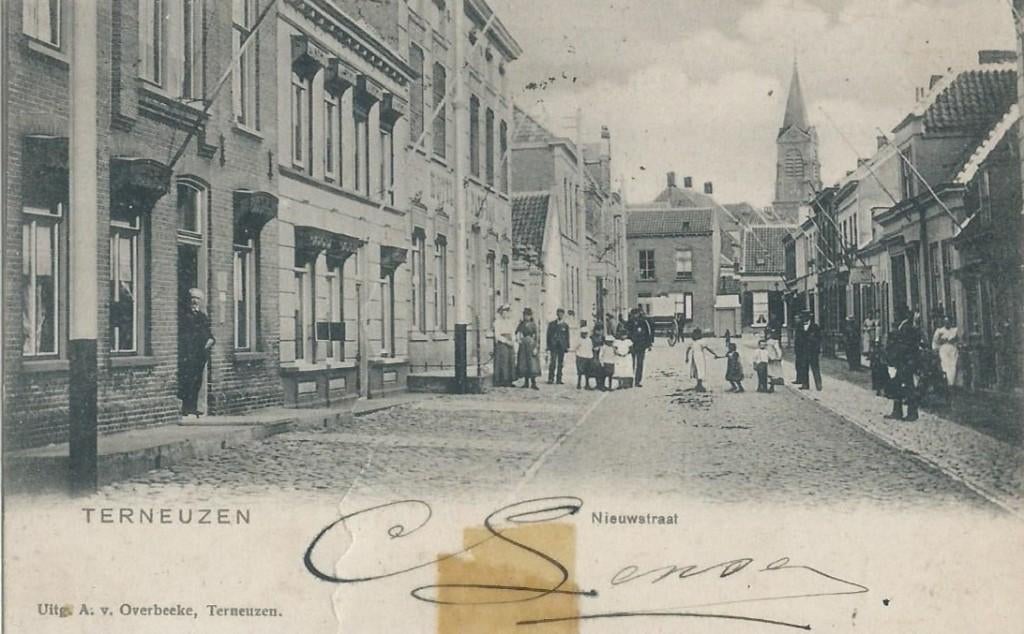 Terneuzen. Nieuwstraat., Verzenden, Voor 1920, Gelopen, Utrecht