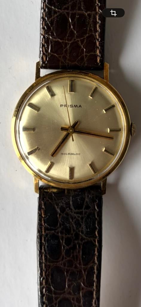 Prisma Incabloc 14 Karaat Goud Vinted Automatisch Horloge, Overige merken, Met bandje, Polshorloge, Goud