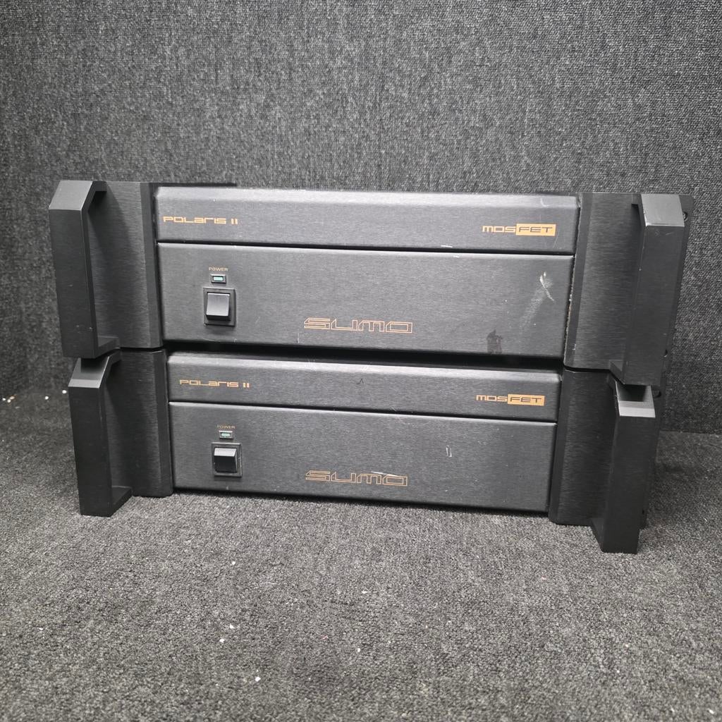 SUMO POLARIS II mosfet studio versterkers, Ophalen of Verzenden, 120 watt of meer, Front, Rear of Stereo speakers, Overige merken