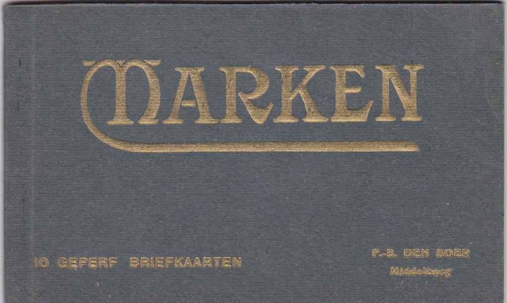 map met 10 x oudere ansichten   geperf  briefkaarten ca 1950, Verzamelen, Ophalen of Verzenden, Voor 1920, Noord-Brabant