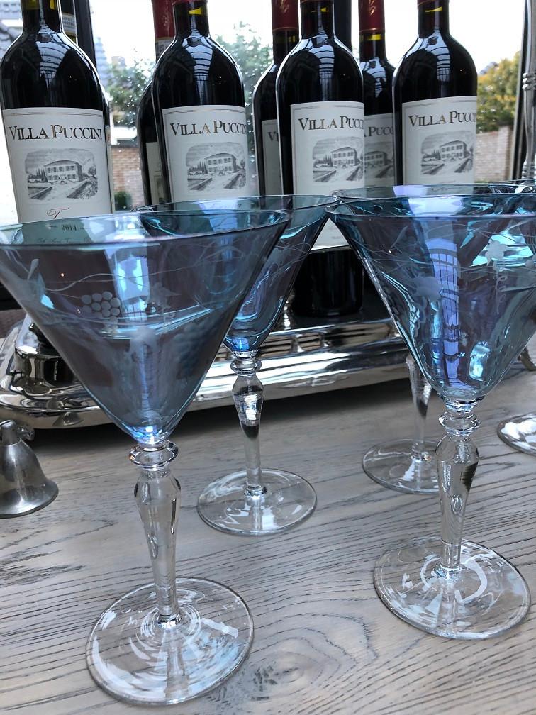 ZEER MOOI MARTINI GLAS COCKTAILGLAS - glazen per 4 stuks, Wilms, Overige typen, Nieuw, Ophalen of Verzenden