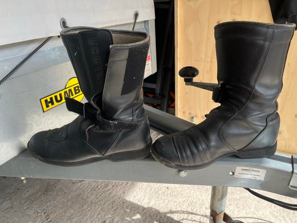 Motorlaarzen maat 42 zwart, Motoren, Kleding | Motorkleding, Ophalen, Tweedehands, Heren, Laarzen