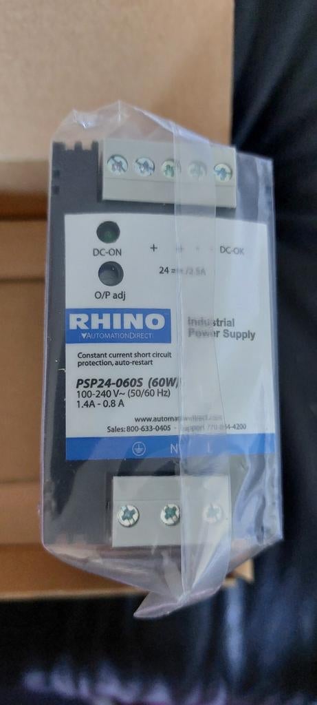 Rhino Voeding PSP24-060S (24V/60W), Ophalen of Verzenden, Nieuw
