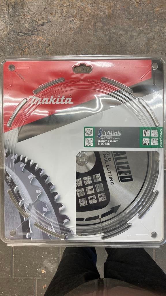 Zaagblad 355mm gat30mm, Ophalen of Verzenden, Nieuw, Cirkelzaag, 70 mm of meer