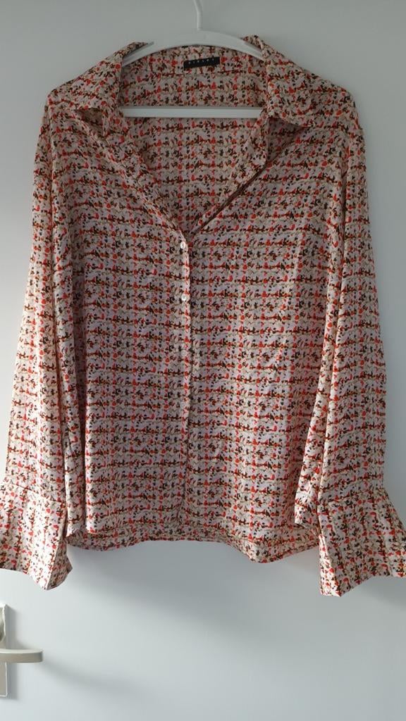 Sisley blouse maat L, Maat 38/40 (M), Bruin, Benetton, Ophalen of Verzenden