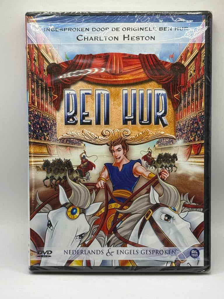 Ben Hur (Animatie) DVD - Nieuw in verpakking 001, Tekenfilm, Verzenden, Alle leeftijden, Overige soorten