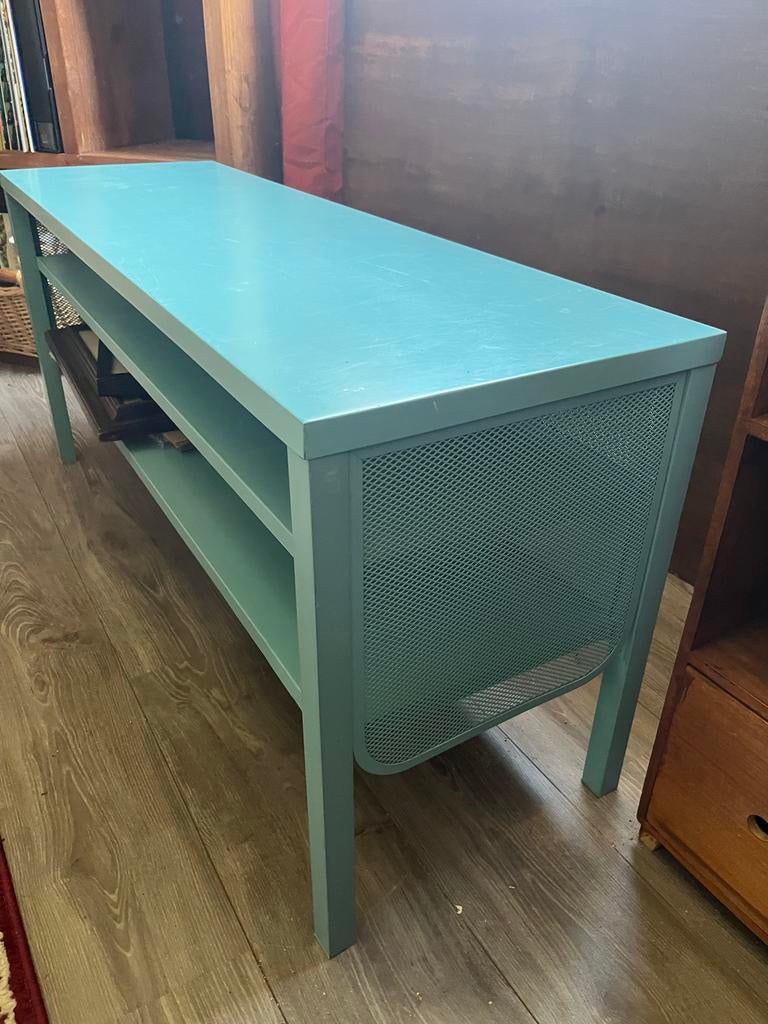 GRATIS KAST Turquoise TV-meubel, Ophalen, Gebruikt, 100 tot 150 cm, Minder dan 100 cm