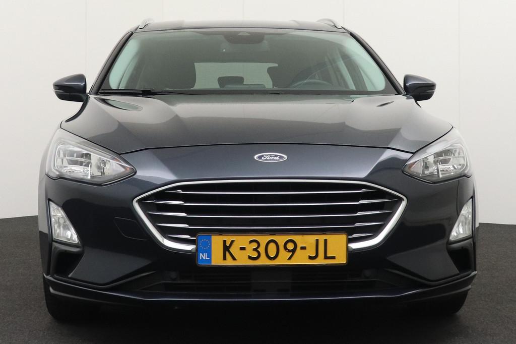 Ford FOCUS Wagon 125 PK Hybrid Titanium X Elek. Trekhaak Cam, Auto's, Stof, Gebruikt, Blauw, Origineel Nederlands