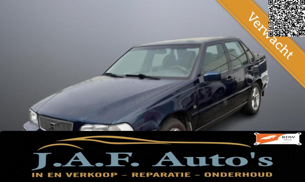 Volvo S70 2.5 benzine Airco cruise Nieuwe apk!, Gebruikt, Startonderbreker, Blauw, 1384 kg