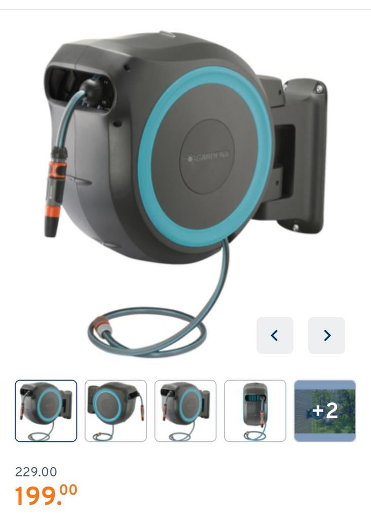 Gardena wandslangbox RollUp XL + tuinslang 35m, Tuin en Terras, Tuinslangen, Ophalen of Verzenden