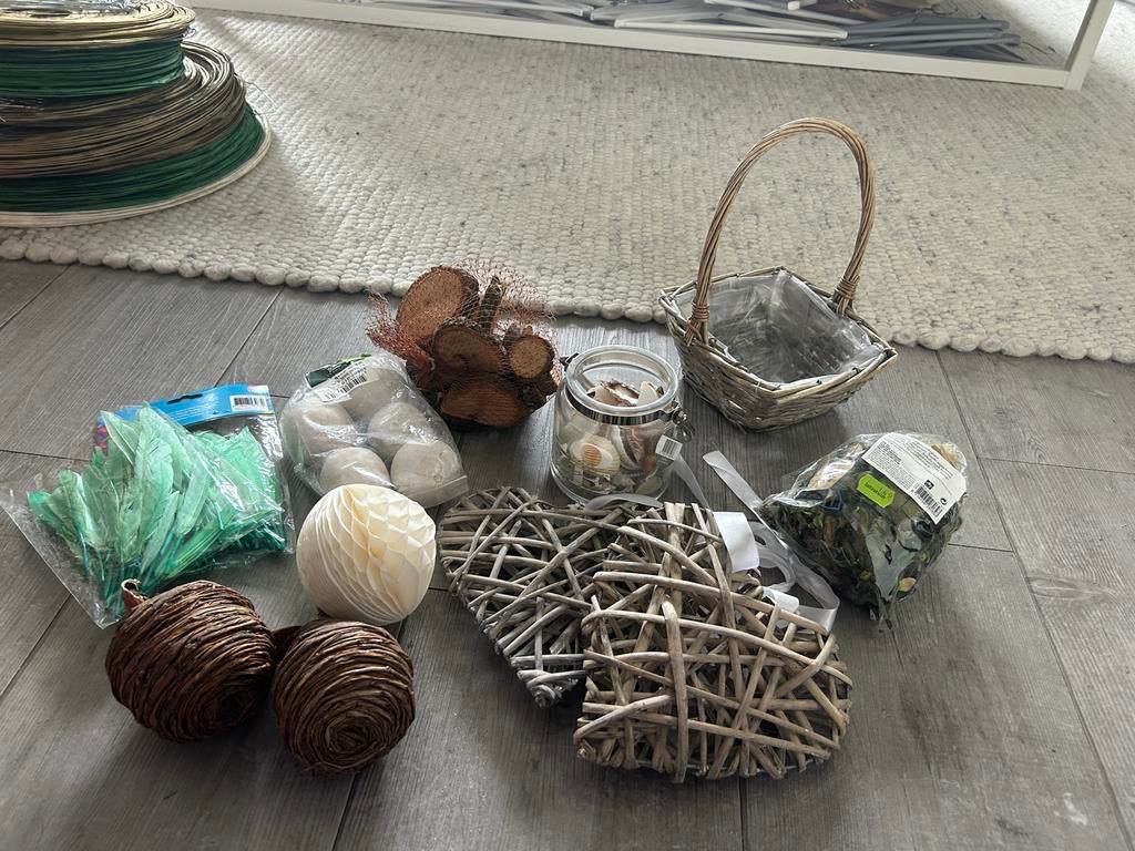 Tafeldecoratie bruiloft/feest - complete set, Ophalen of Verzenden, Gebruikt