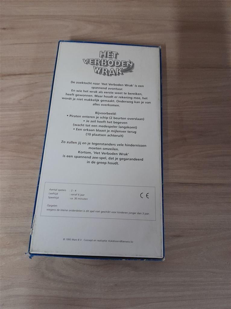het verboden wrak - s3144, Hobby en Vrije tijd, Gezelschapsspellen | Bordspellen, Verzenden, Zo goed als nieuw