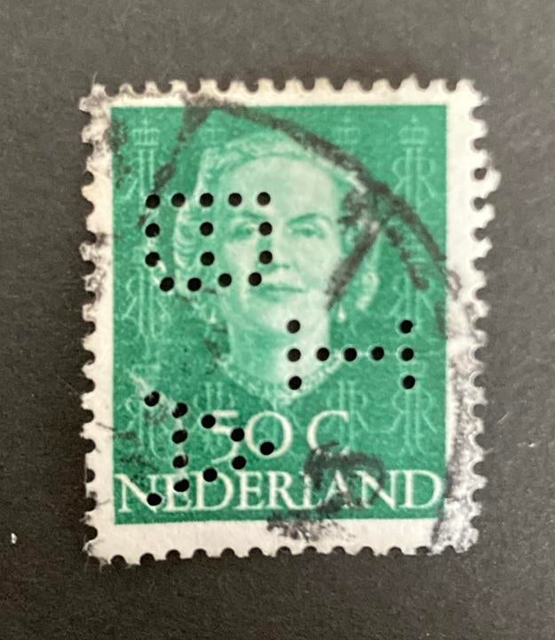 Perfin IBA in nvph 531, Verzenden, Gestempeld