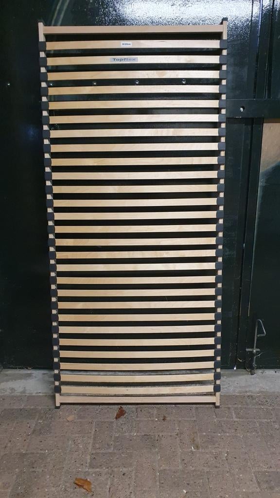 Topflex lattenbodem 90 x 200 cm, Ophalen, Gebruikt, 90 cm, Eenpersoons