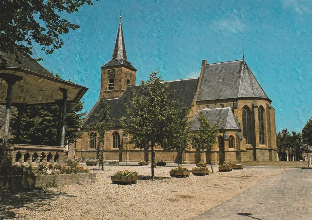INGEN Ned. Herv. Kerk, Verzamelen, Ansichtkaarten | Nederland, Verzenden, 1960 tot 1980, Gelopen, Gelderland
