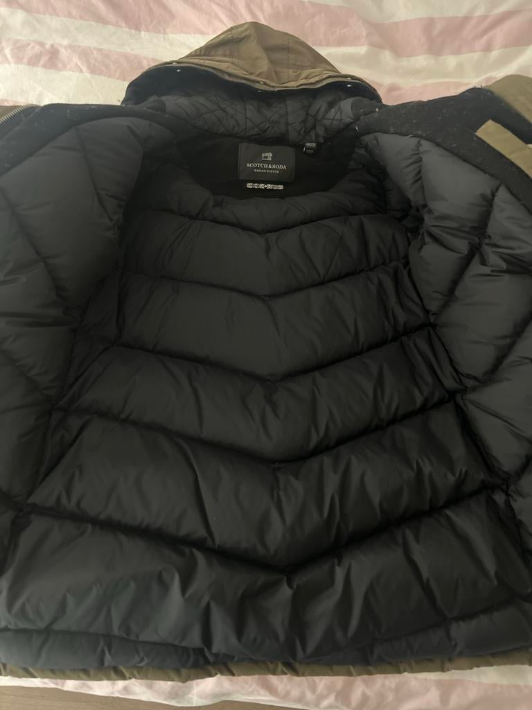 Scotch & Soda Maison Scotch Winterjas Maat 1 S, Ophalen of Verzenden, Zo goed als nieuw, Maat 36 (S), Groen