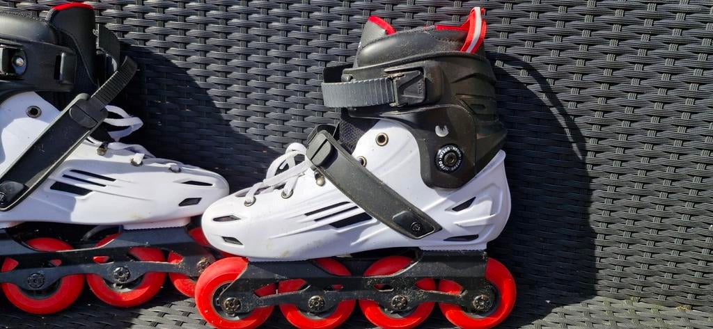 Skeelers wit, Sport en Fitness, Skeelers, Ophalen, Gebruikt