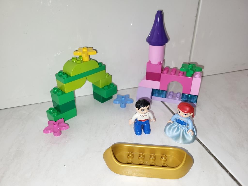 Duplo Disney prinses Ariël en haar prins in bootje, Kinderen en Baby's, Speelgoed | Duplo en Lego, Gebruikt, Ophalen of Verzenden