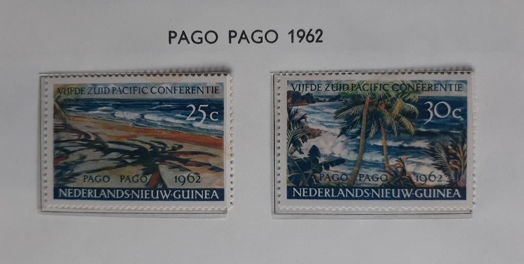 1962 Nederlands Nieuw Guinea Pago Pago Nvph Nr. 76 - 77, Ophalen, Postfris, Nieuw-Guinea