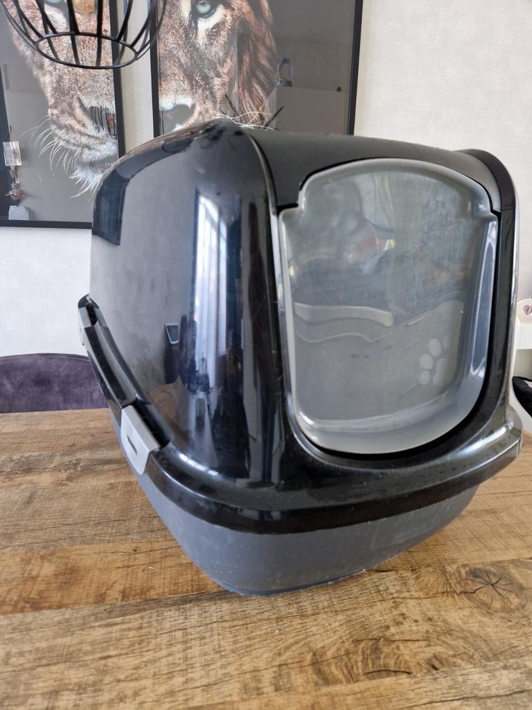 Peewee kattenbak voor grotere katten, Dieren en Toebehoren, Kattenbakken, Ophalen, Gebruikt, Gesloten