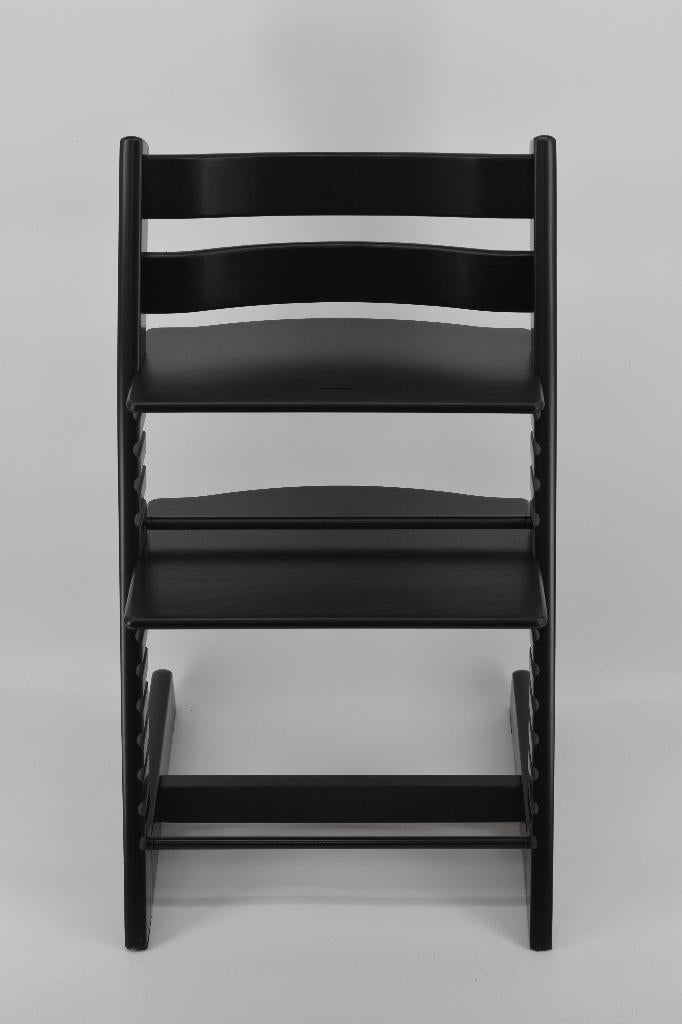 Stokke Tripp Trapp Zwart – Refurbished model, Verzenden, Zo goed als nieuw, Meegroeistoel, Gordel(s)