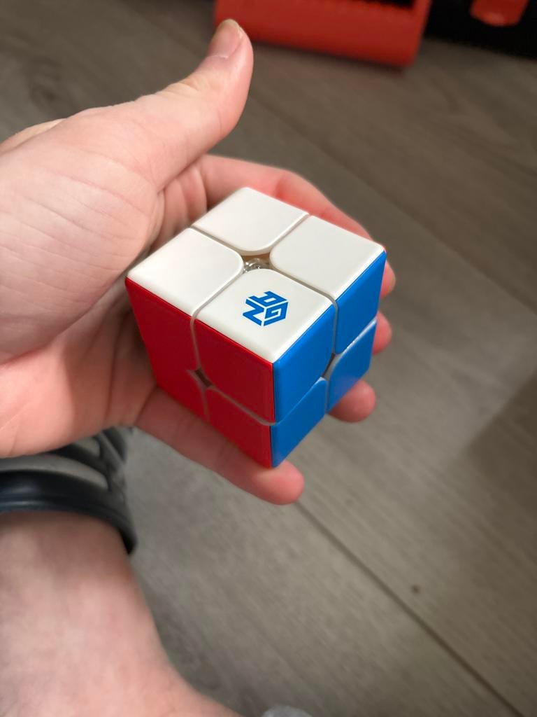 GAN 2x2 Rubik's kubus, Ophalen of Verzenden, Zo goed als nieuw, Jongen of Meisje
