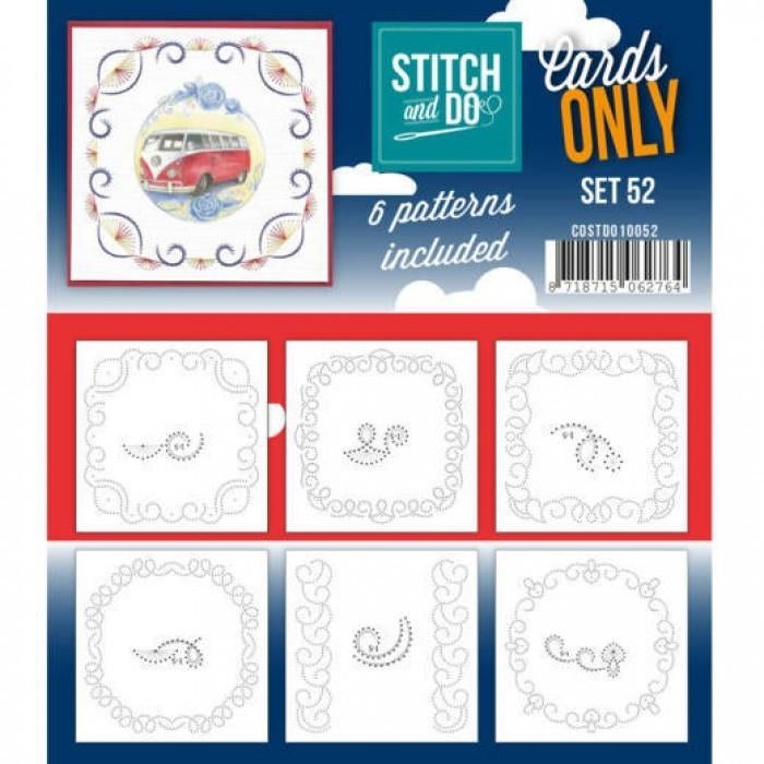 Stitch and Do Cards only 52 en 6 verschillende oplegkaartjes, Hobby en Vrije tijd, Kaarten | Zelf maken, Blanco kaart of Basiskaart