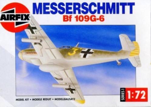 Airfix Messerschmitt Bf 109G-6 -box 1- (01072) SHF, Overige merken, 1:72 tot 1:144, Gebruikt, Ophalen of Verzenden
