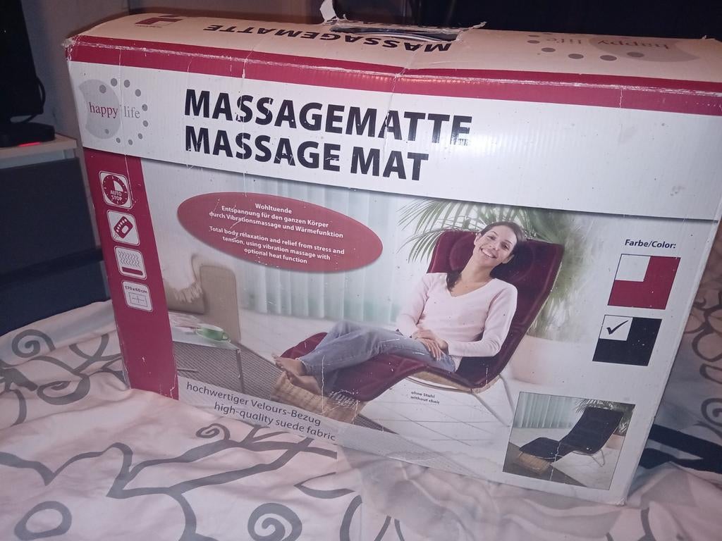 Happy Life Massagemat - Ontspanning voor het hele lichaam, Ophalen of Verzenden, Nieuw, Massagestoel of Kussen